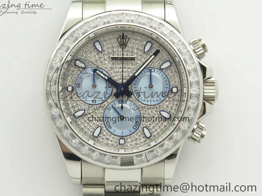 SS Diamond Bracelet BLF Edition Best 116576TBR SS On Dial A4130 Daytona 0415